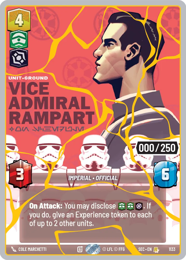 Vice Admiral Rampart — Serialized Prestige - Yellow Gold