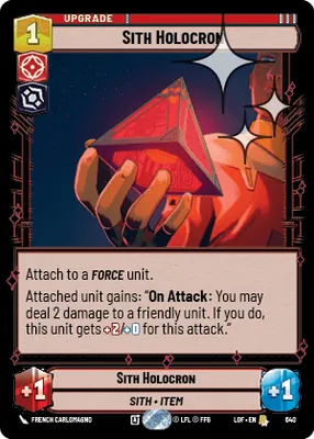 Sith Holocron — Standard Foil
