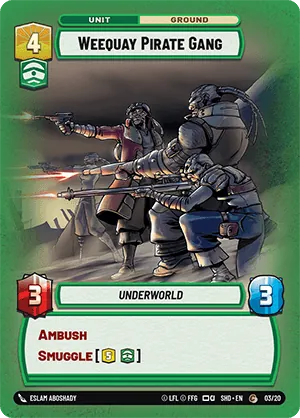 Weequay Pirate Gang — Weekly Play