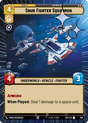 Snub Fighter Squadron — Hyperspace Foil
