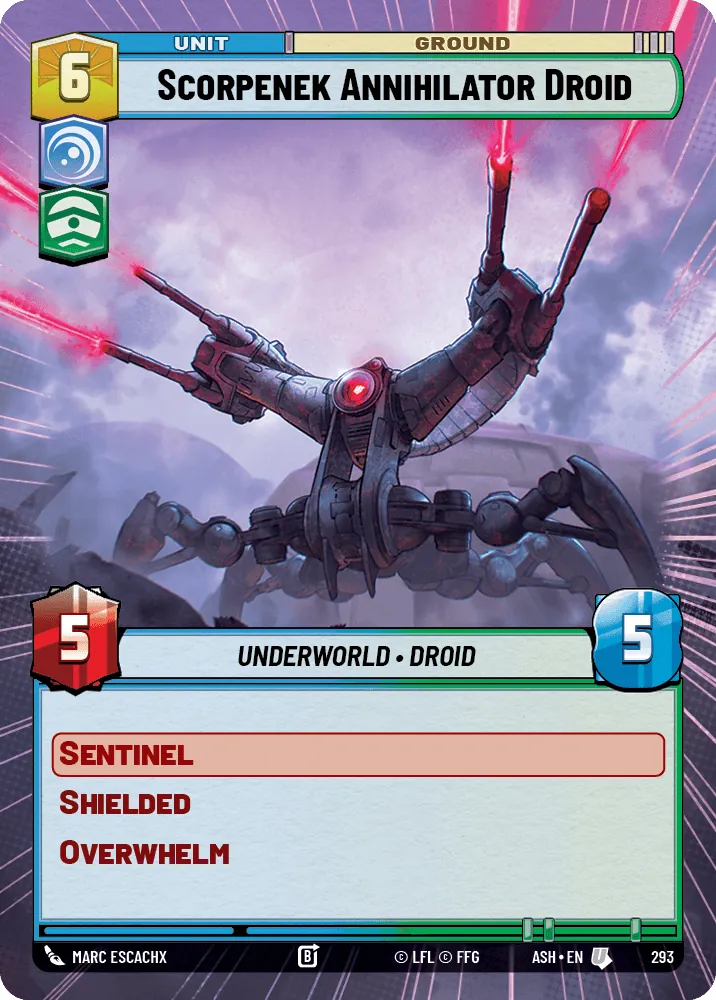 Scorpenek Annihilator Droid — Hyperspace