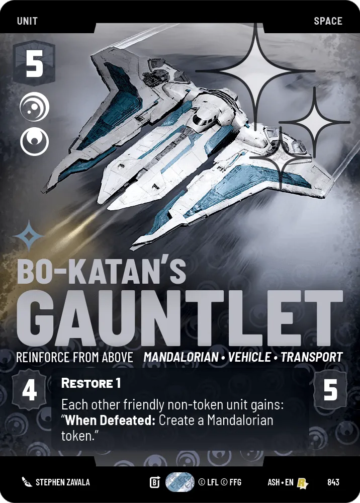 Bo-Katan's Gauntlet — Foil Prestige