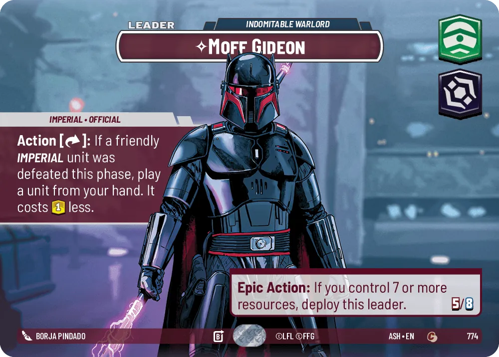 Moff Gideon — Showcase