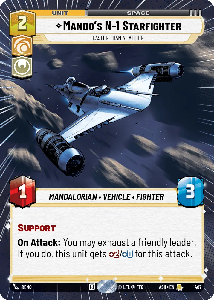 Mando's N-1 Starfighter — Hyperspace