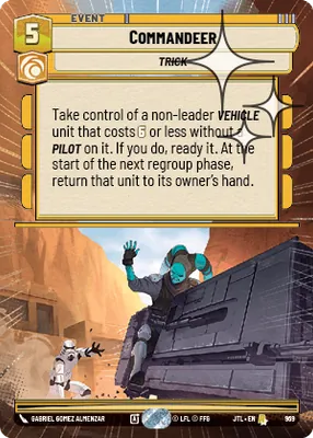 Commandeer — Hyperspace Foil