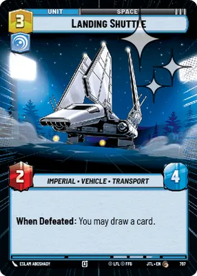 Landing Shuttle — Hyperspace Foil