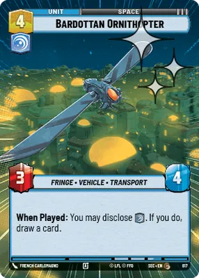 Bardottan Ornithopter — Hyperspace Foil
