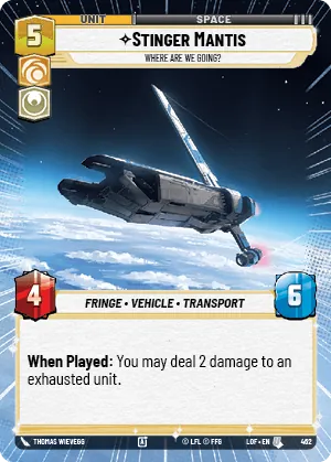 Stinger Mantis — Hyperspace