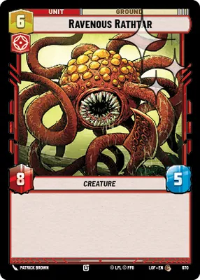 Ravenous Rathtar — Standard Foil