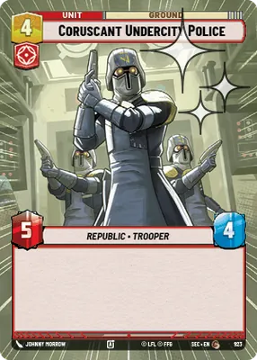 Coruscant Undercity Police — Hyperspace Foil