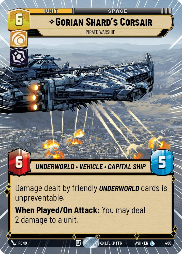 Gorian Shard's Corsair — Hyperspace