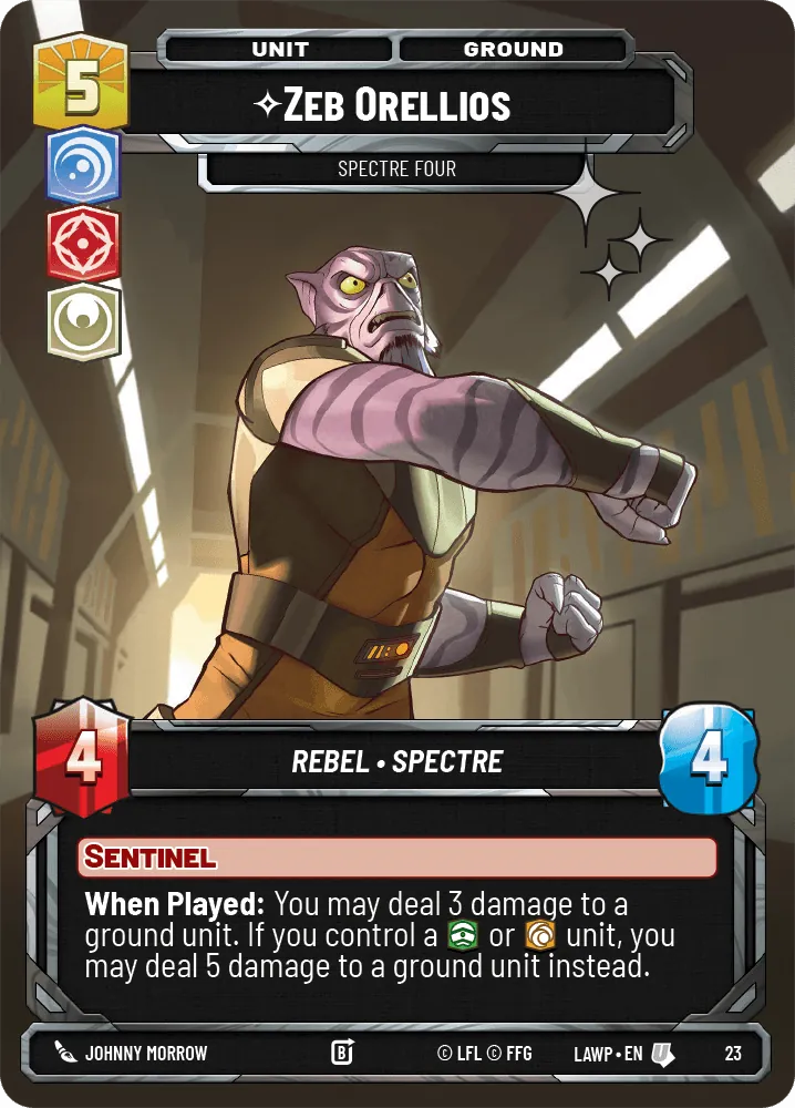 Zeb Orellios — Weekly Play Foil