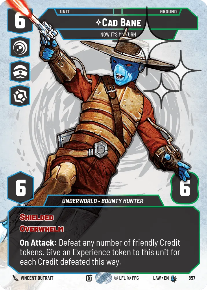 Cad Bane — Foil Prestige