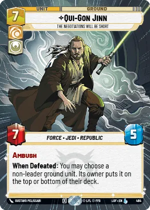 Qui-Gon Jinn — Hyperspace