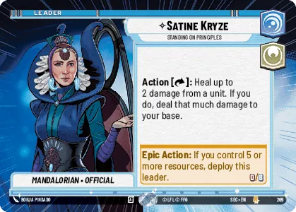 Satine Kryze — Hyperspace
