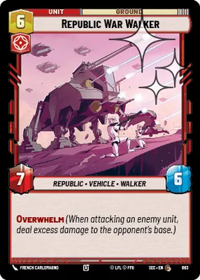 Republic War Walker — Standard Foil