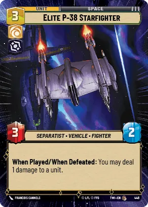 Elite P-38 Starfighter — Hyperspace