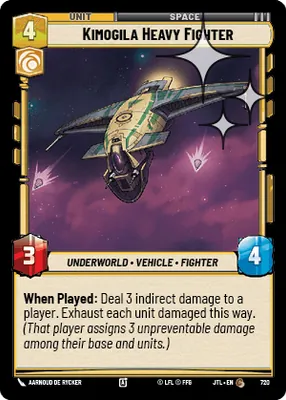 Kimogila Heavy Fighter — Standard Foil