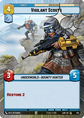 Vigilant Scouts — Hyperspace Foil