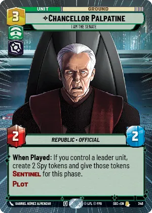 Chancellor Palpatine — Hyperspace
