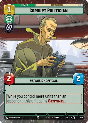 Corrupt Politician — Hyperspace
