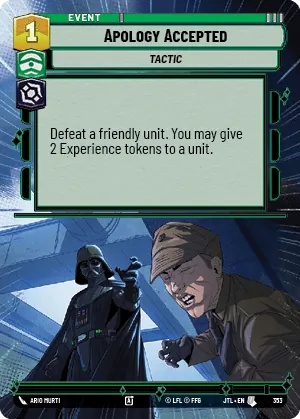 Apology Accepted — Hyperspace