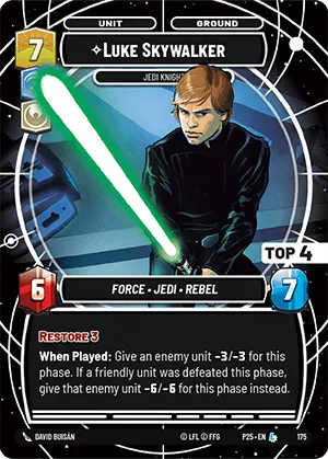 Luke Skywalker — RQ Top 4
