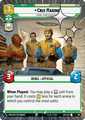 Crix Madine — Hyperspace Foil