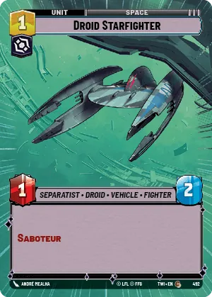 Droid Starfighter — Hyperspace