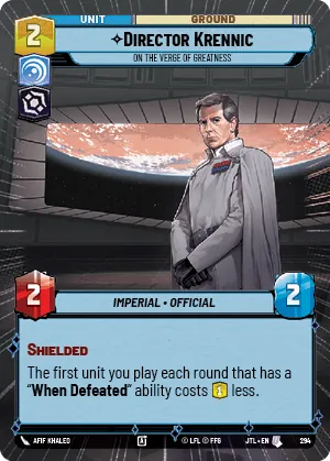 Director Krennic — Hyperspace