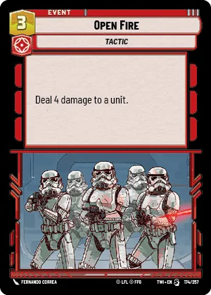 Open Fire — Standard