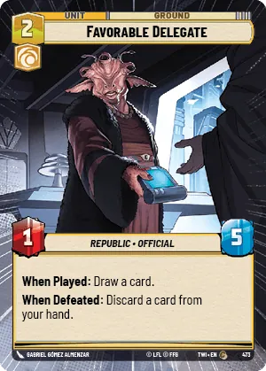 Favorable Delegate — Hyperspace