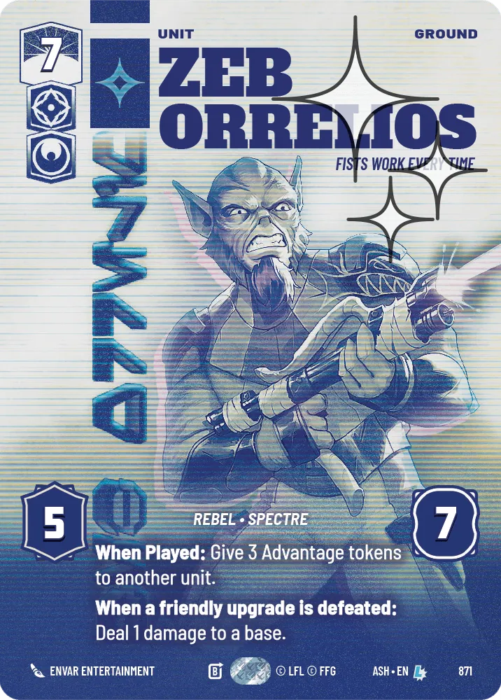 Zeb Orrelios — Foil Prestige