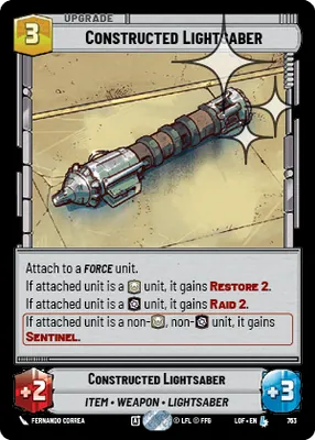 Constructed Lightsaber — Standard Foil
