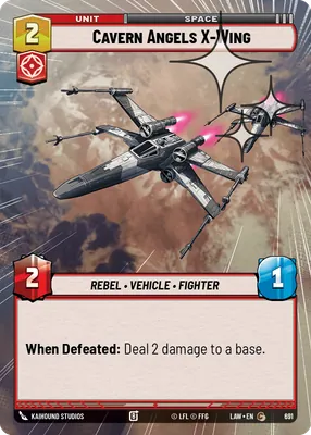 Cavern Angels X-Wing — Hyperspace Foil