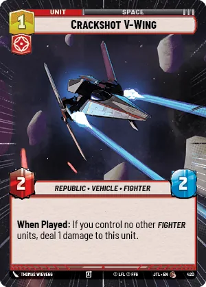 Crackshot V-Wing — Hyperspace