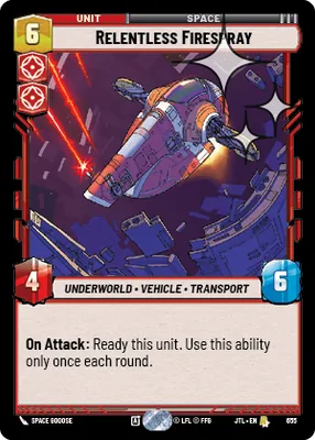 Relentless Firespray — Standard Foil