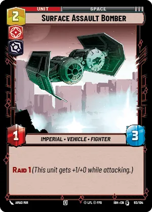 Surface Assault Bomber — Standard