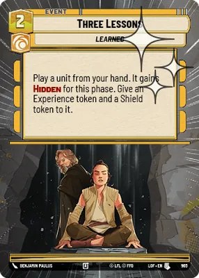Three Lessons — Hyperspace Foil