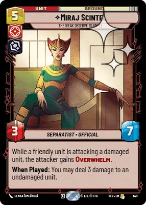 Miraj Scintel — Standard Foil