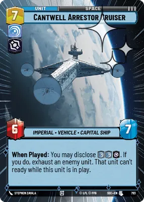 Cantwell Arrestor Cruiser — Hyperspace Foil
