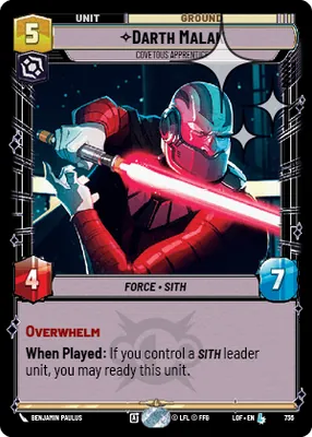 Darth Malak — Standard Foil