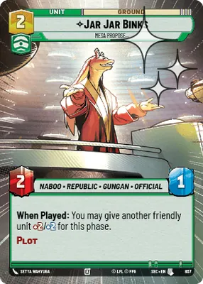 Jar Jar Binks — Hyperspace Foil
