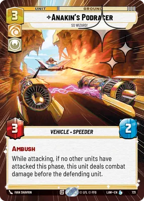 Anakin's Podracer — Hyperspace Foil
