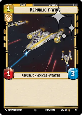Republic Y-Wing — Standard Foil
