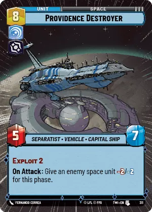 Providence Destroyer — Hyperspace