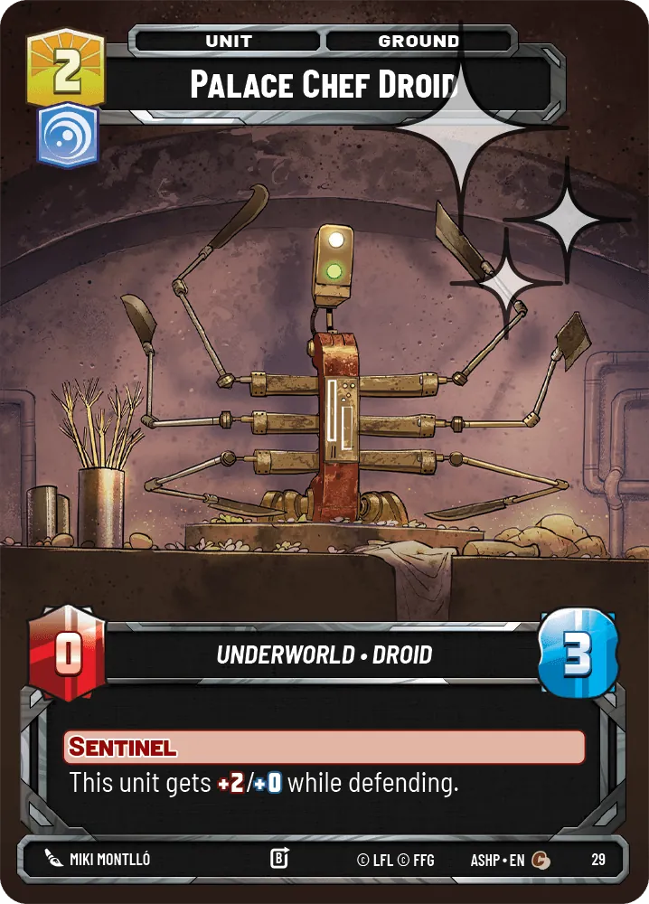 Palace Chef Droid — Weekly Play Foil