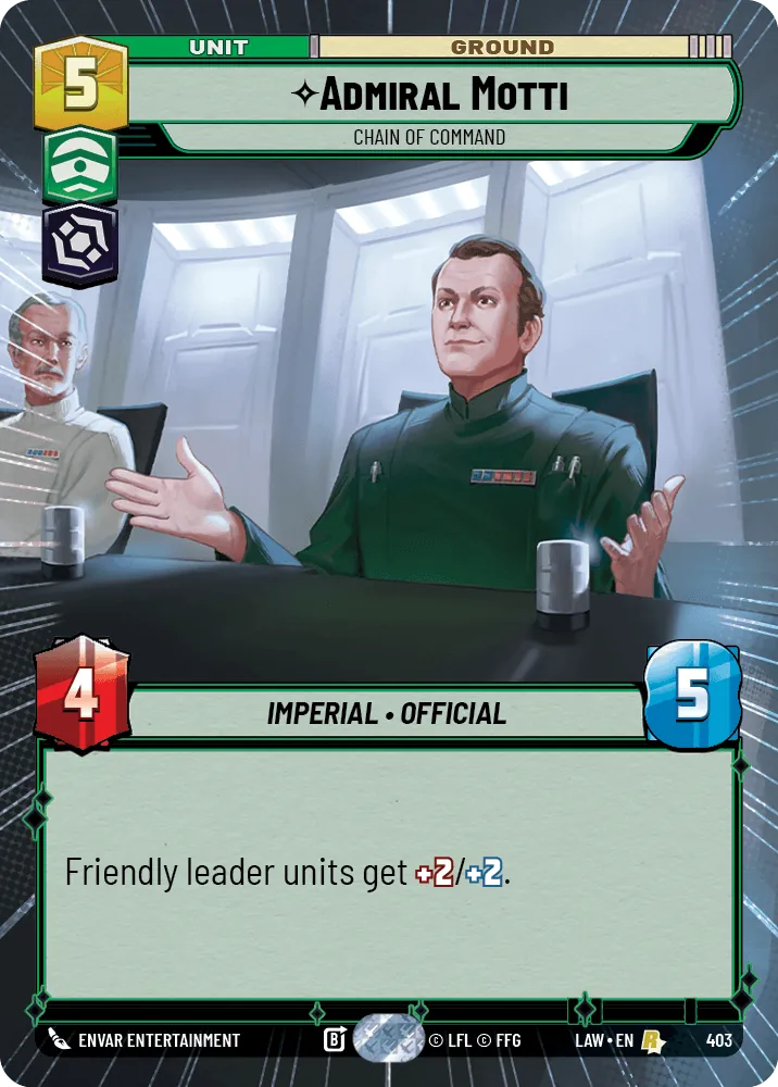 Admiral Motti — Hyperspace
