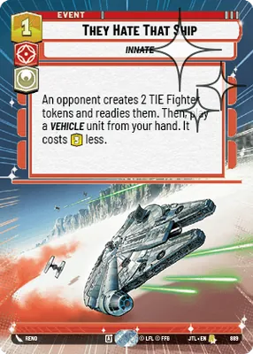 They Hate That Ship — Hyperspace Foil