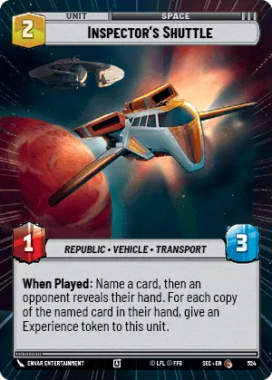 Inspector's Shuttle — Hyperspace